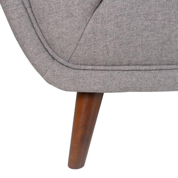 Canapé 3 places en tissu gris foncé