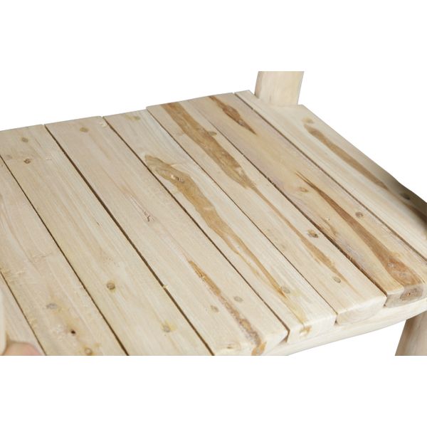 Porte-bouteilles style chalet en teck 4 niches Noldor