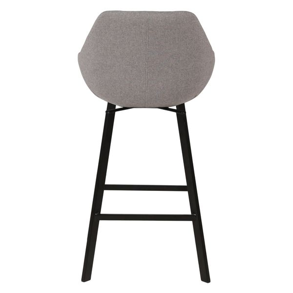 Chaise hauteur plan de travail pivotante grise claire