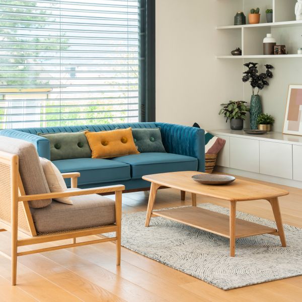 Table basse 120cm chêne naturel