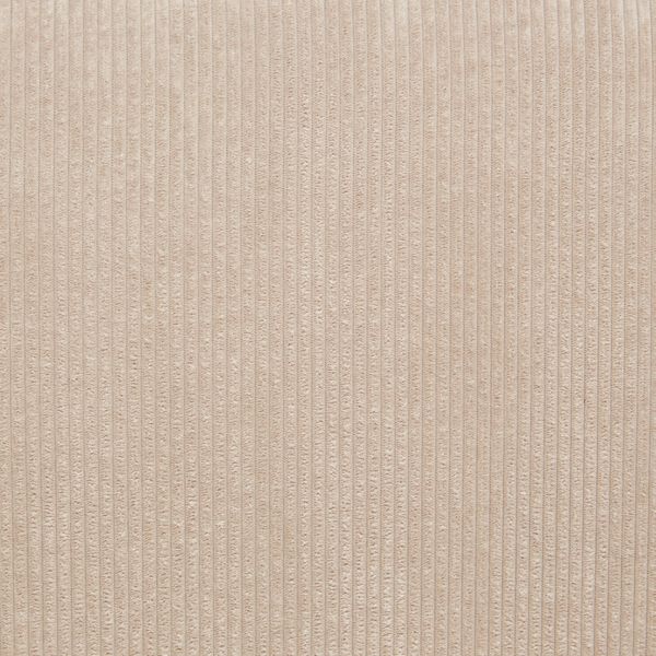 Fauteuil velours côtelé beige