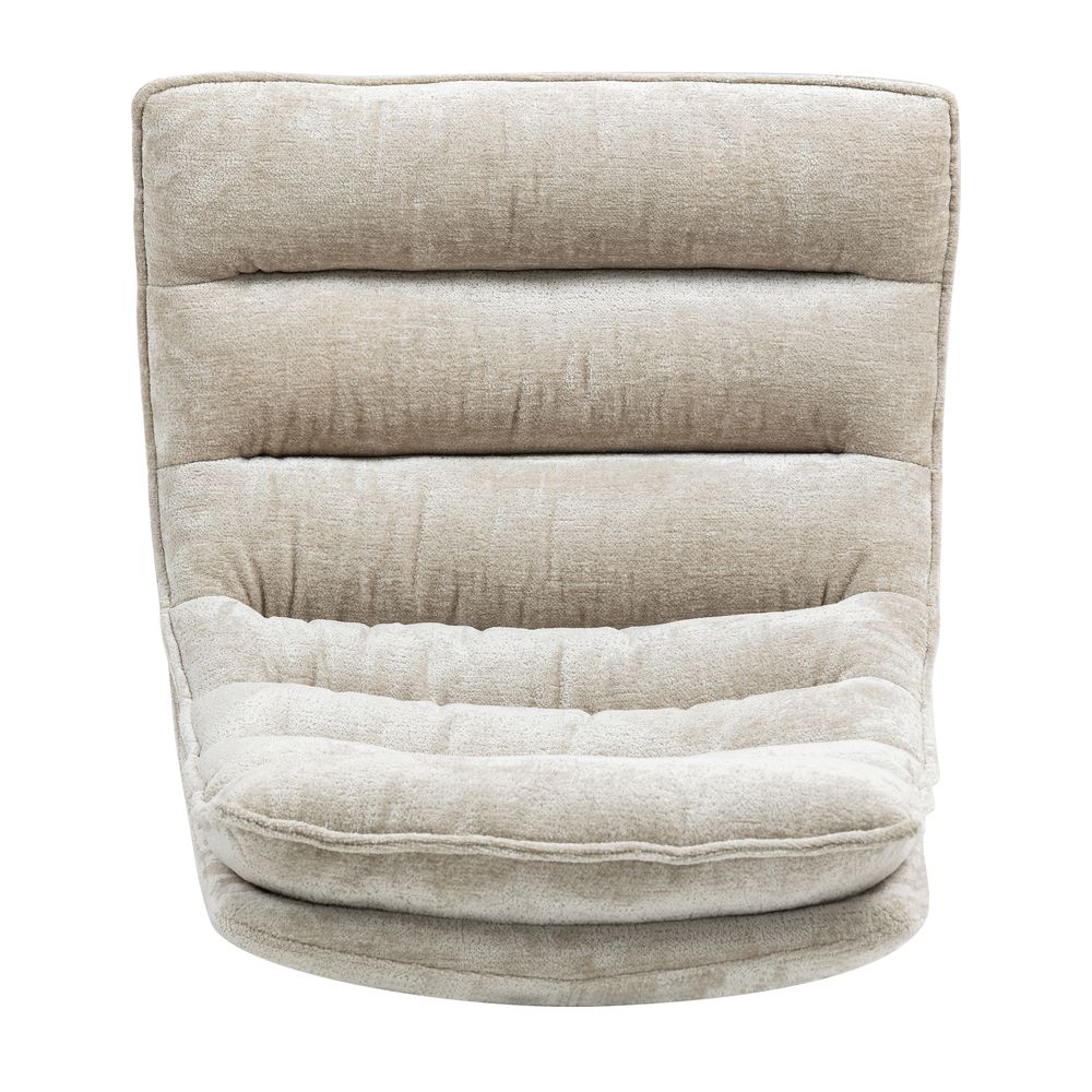 Fauteuil pivotant beige