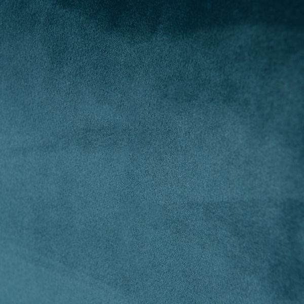 Chaise snack en velours bleu