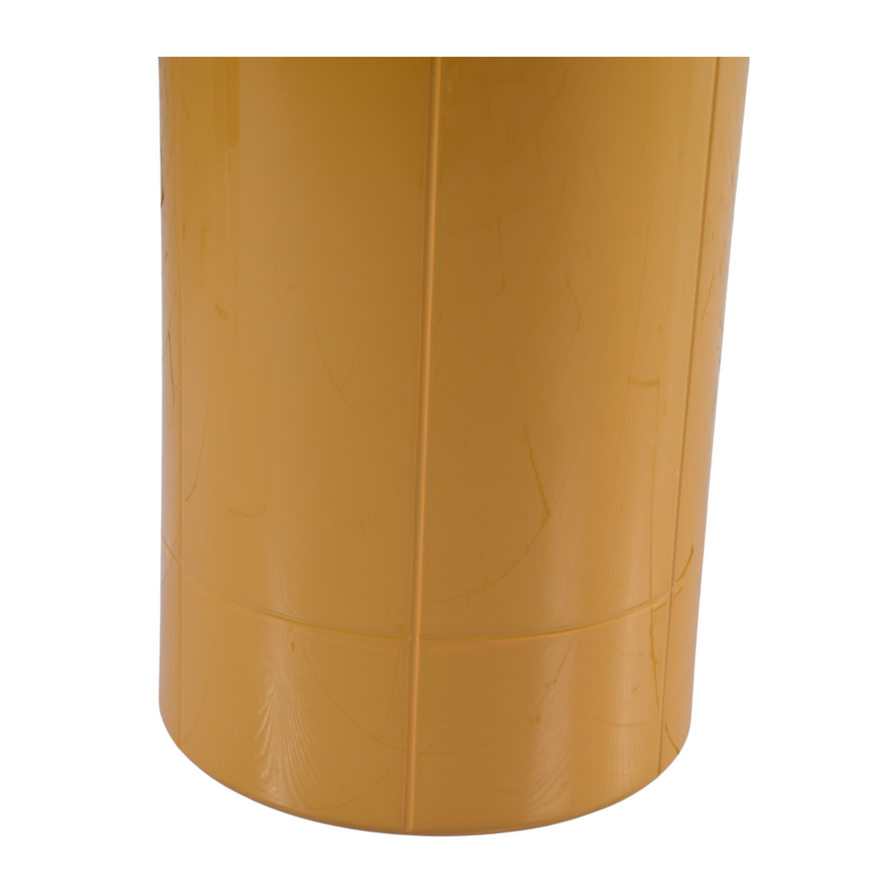 Table basse 50 cm en verre jaune