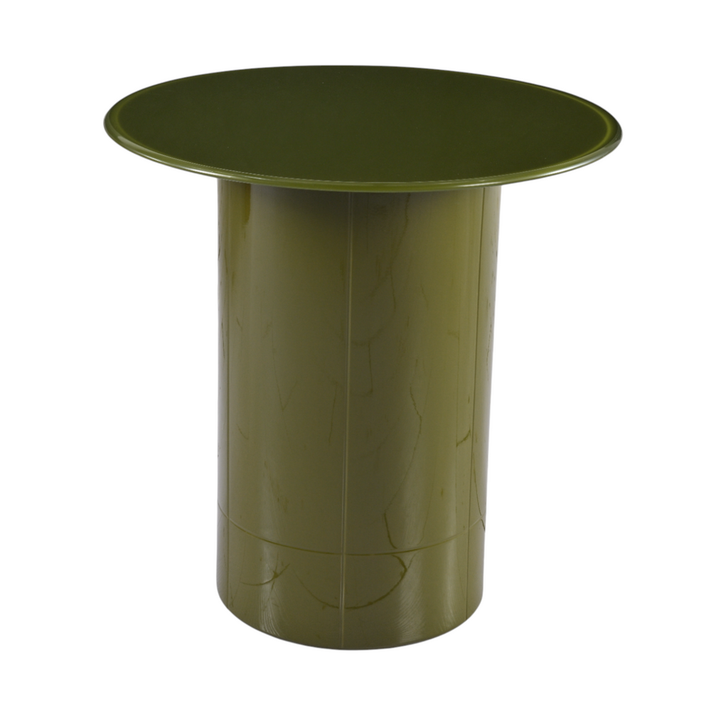 Table basse 50 cm en verre vert