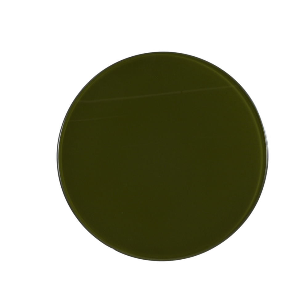 Table basse 50 cm en verre vert