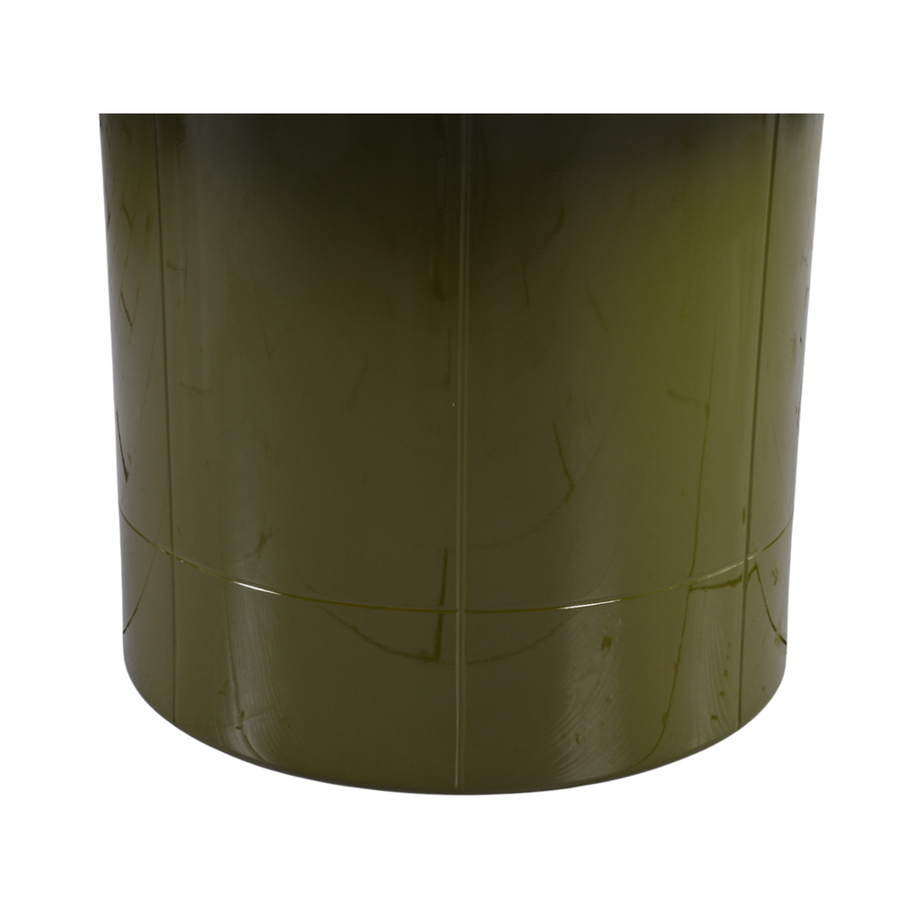 Table basse 80 cm en verre vert