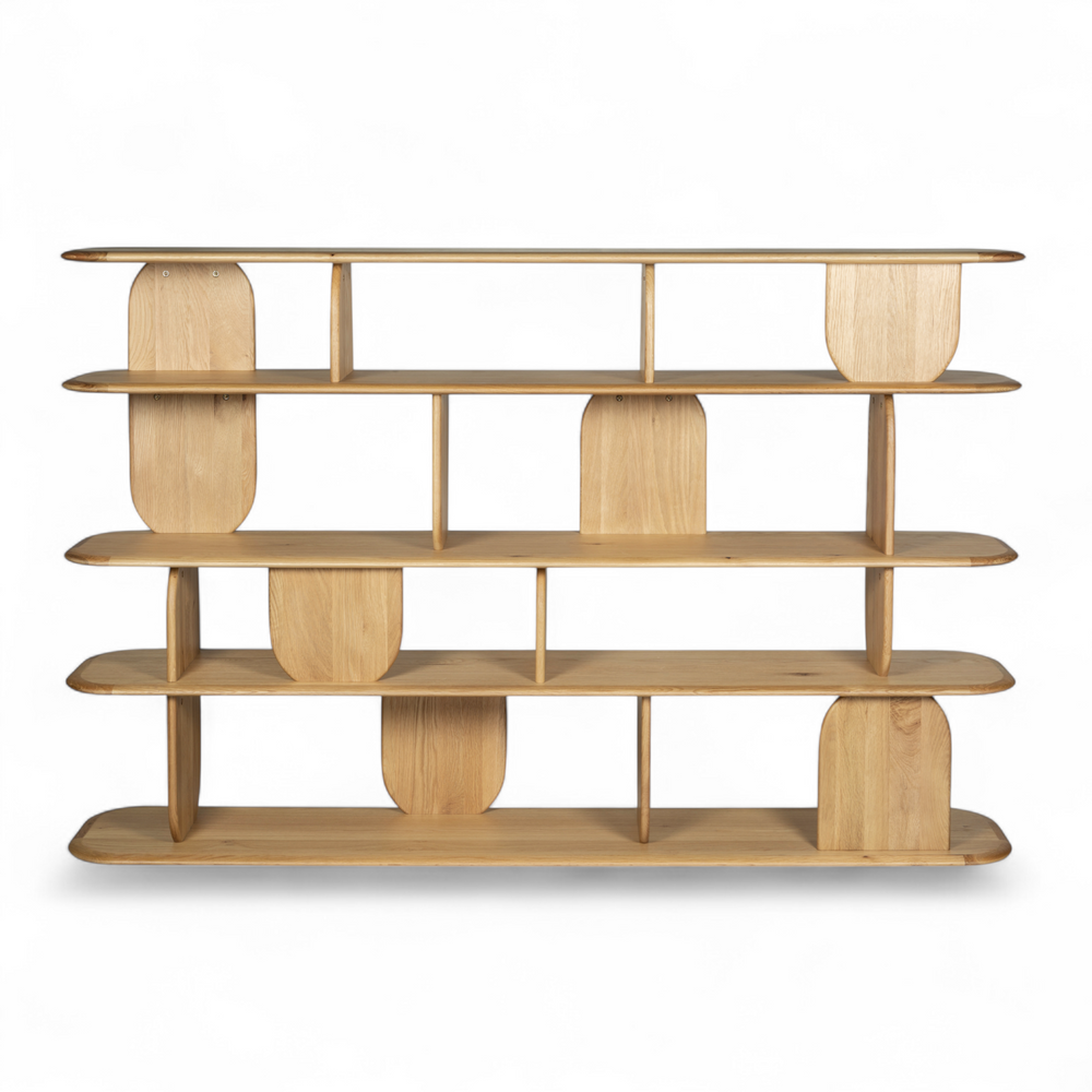 Bibliothèque 130 cm - 5 étagères