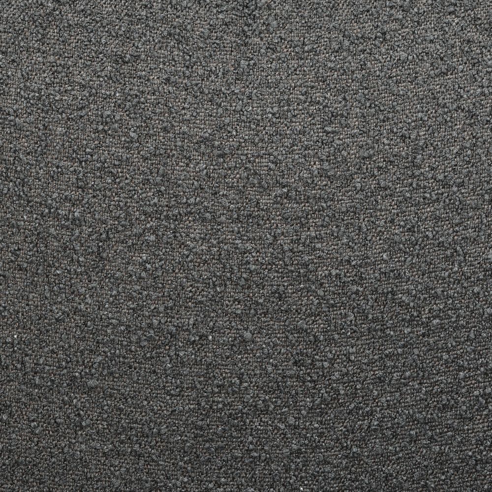 Fauteuil en bouclette gris foncé