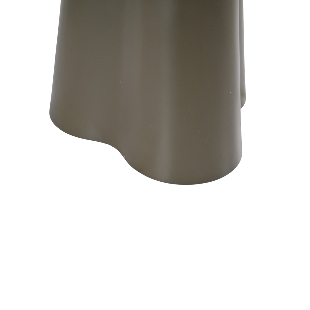 Table basse D60 en verre vert mat