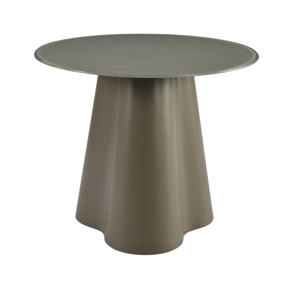 Table basse D60 en verre vert mat