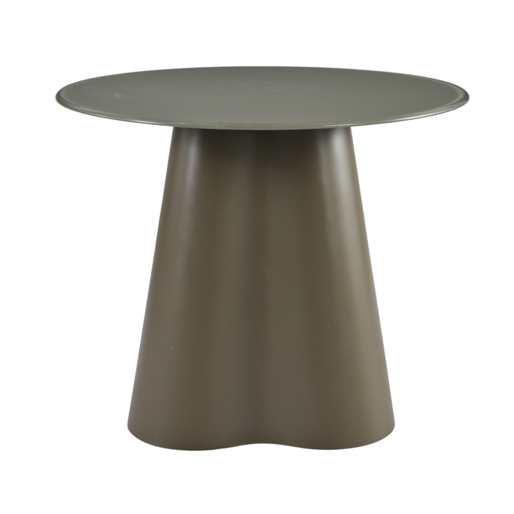 Table basse D60 en verre vert mat